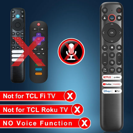 Only for TCL-Google-TV-Remote-Control Replacement,RC813 Compatible with TCL — Smart Tech