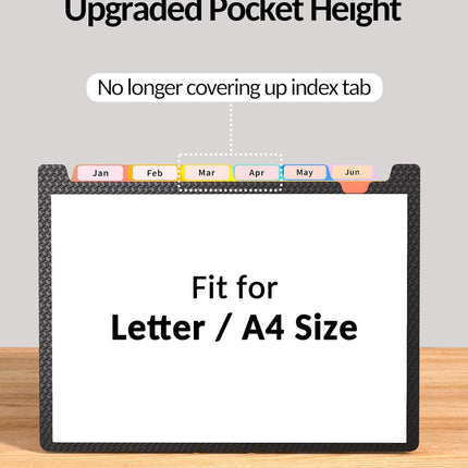 HomeChef ChefDelHogar Sooez Upgraded Accordion File Organizer, Expanding File Folder with Deeper — Kitchen & Home