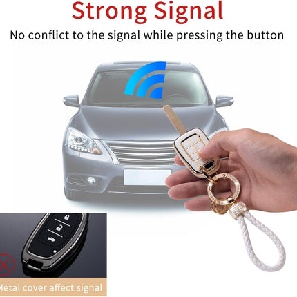 SourceToHome FuenteACasa Gematay for Honda Key Fob Cover Compatible with Honda Accord Civic CR-V — Home & Lifestyle