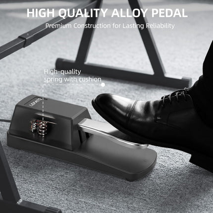 Universal Keyboard Sustain Pedal with Polarity Switch and 1/4 Inch Plug