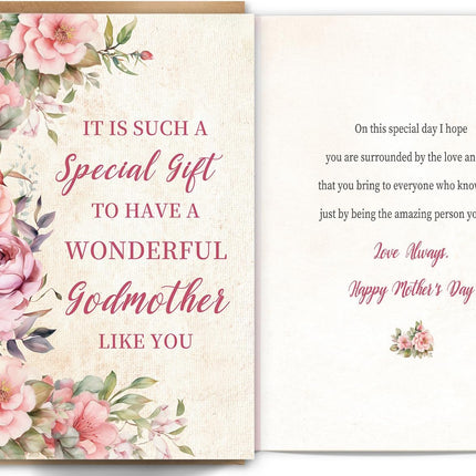 PlaySphere EsferaJuego Mother's Day Card for Godmother, Mothers Day Gift for Godmother — Toys & Games
