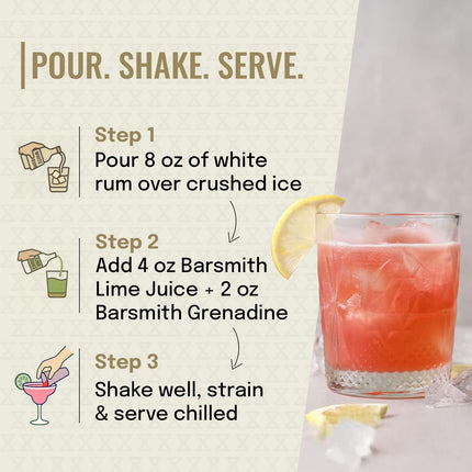 Grenadine Syrup Cocktail Mixer, 12.7 oz