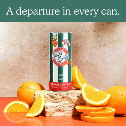 SourceToHome FuenteACasa Virgin Amalfi Spritz (12-Pack) – Bittersweet Orange Non-Alcoholic Spritz — Home & Lifestyle