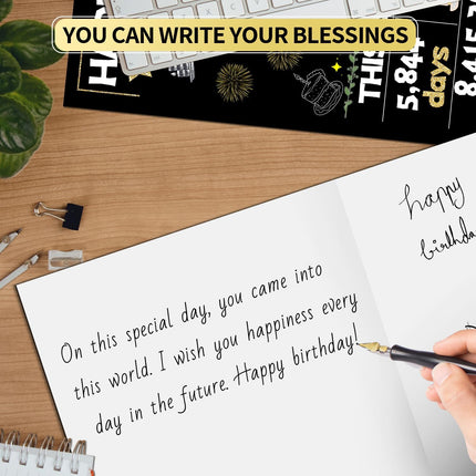 16th Birthday Card with Envelope - Back in 2010
