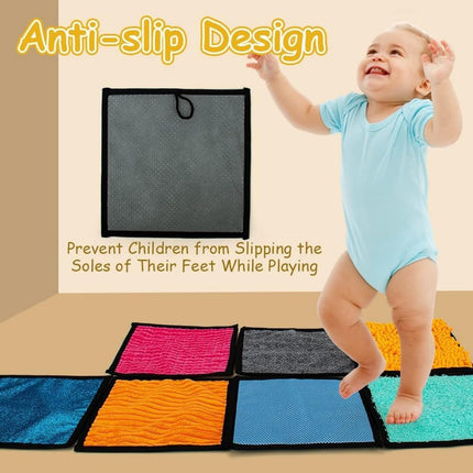16-Piece Multi-Texture Sensory Play Mat