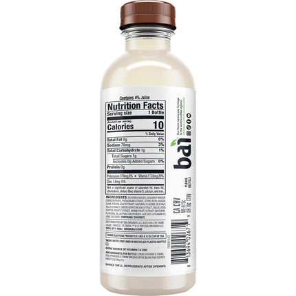 Molokai Coconut Antioxidant Infused Water Beverage, 18 fl oz, 12 Pack