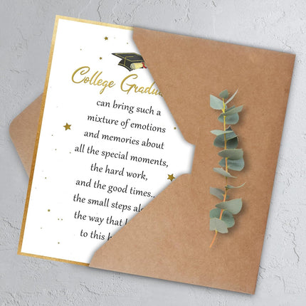 SourceToHome FuenteACasa College Graduation Card, Inspirational Graduation Card Gift — Home & Lifestyle