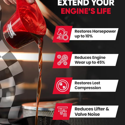 Engine Oil Treatment Additive for Gas & Diesel Engines, 1 Qt