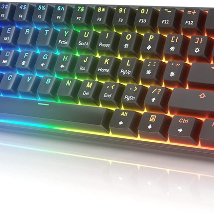 61-Key RGB Wired Mechanical Gaming Keyboard for PC/Mac