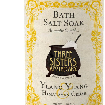 HomeChef ChefDelHogar Three Sisters Apothecary 20 oz. Bath Salt Soaks (Lavender and Chamomile with — Kitchen & Home