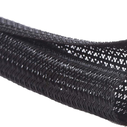 10 ft Black 1/2 Inch Split Cable Sleeve Cord Protector