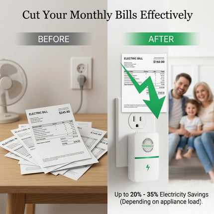 SourceToHome FuenteACasa 2026 New Power Factor Saver Plug in, Power Plug Pro Energy Saver — Home & Lifestyle