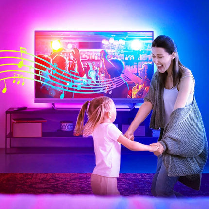 16.4 ft RGB LED TV Backlight for 45-75 Inch TVs