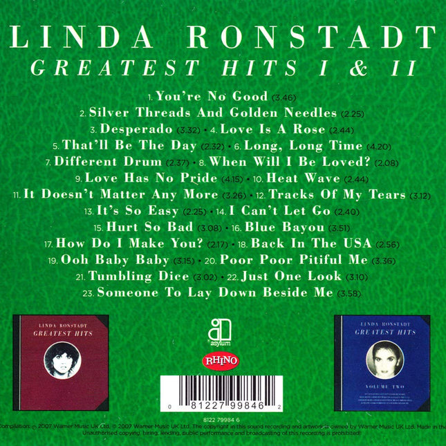 Linda Ronstadt's Greatest Hits, Vol. 1 & 2
