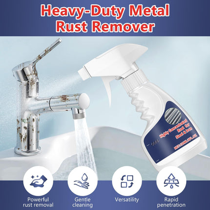 2-Piece Heavy Duty Metal Rust Remover, 100ml