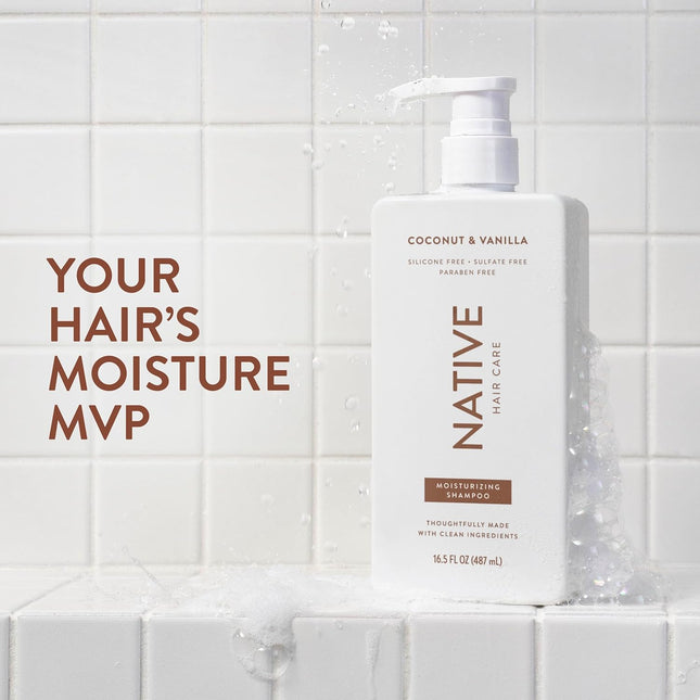 Coconut & Vanilla Shampoo and Conditioner Set, Sulfate & Dye Free, 2-Pack