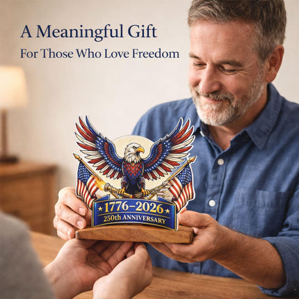 250th Anniversary Eagle Patriotic Decorative Sign
