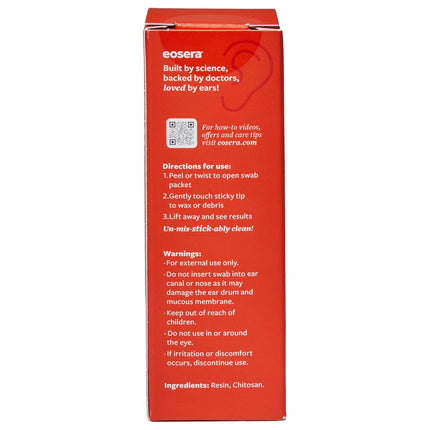 HomeChef ChefDelHogar Eosera Stickeeze Ear Cleaning Swabs - 30 Adhesive Swabs for Hygiene — Kitchen & Home