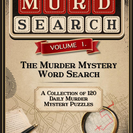 Murder Mystery Word Search Puzzle Book, Volume 1