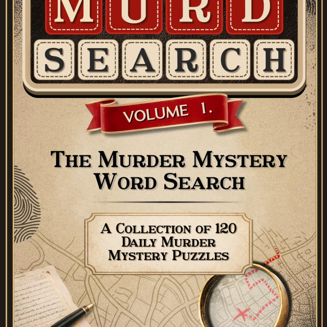 Murder Mystery Word Search Puzzle Book, Volume 1