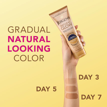 Natural Glow + Firming Self Tanner Body Lotion, Fair to Medium Skin Tone, 7.5 fl oz