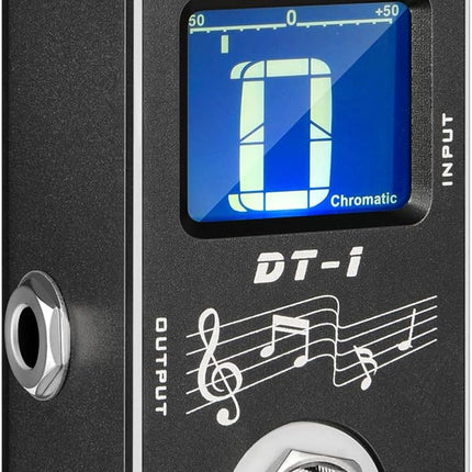 Chromatic Guitar Tuner Pedal with Pitch Indicator for Electric Guitar and Bass