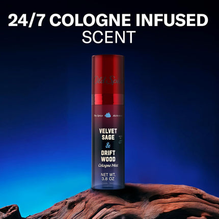 Velvet Sage + Driftwood Cologne Mist for Men, 3.8 oz