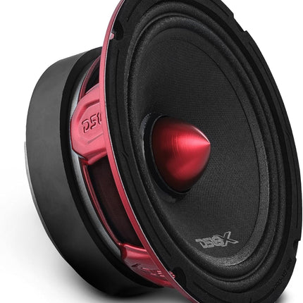 6.5-Inch Midrange Loudspeaker with Red Bullet, 4 Ohm