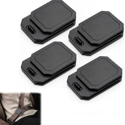 4Pcs Seat Belt Comfort Pad Clips for Shoulder & Neck Relief