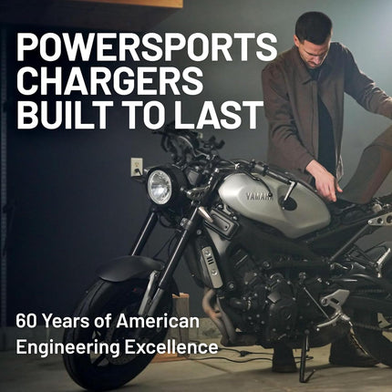 12V 750mA Automatic Powersports Battery Charger and Maintainer