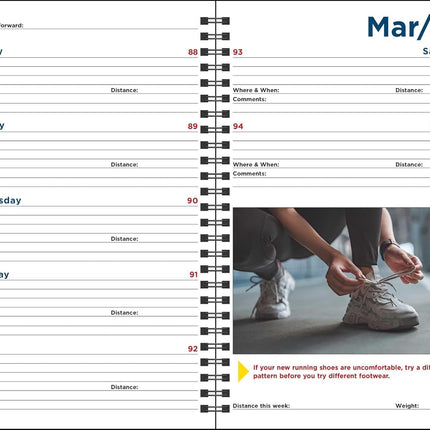 SourceToHome FuenteACasa The Complete Runner's Day-by-Day Log 2027 Planner Calendar — Home & Lifestyle
