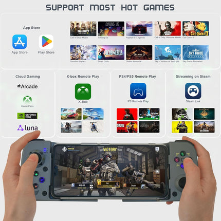 Wireless Mobile Gaming Controller with Ergonomic Design