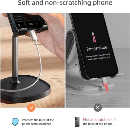 Cell Phone and Tablet Stand for Desk