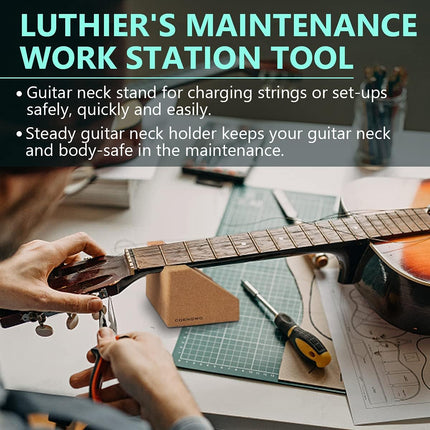 Guitar Neck Rest for String Instrument Workstations