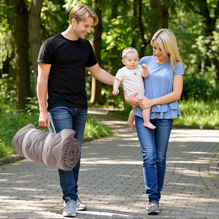 Baby Play Mat for Floor, 50" x 50" Thickened Foldable Forest World Mat