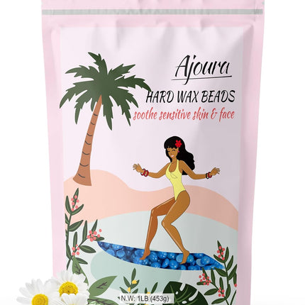 Hard Wax Beads 1 lb Refill for At-Home Hair Removal