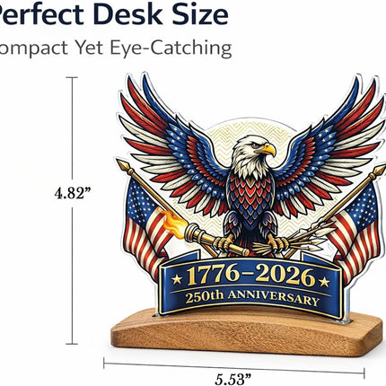 250th Anniversary Eagle Patriotic Decorative Sign