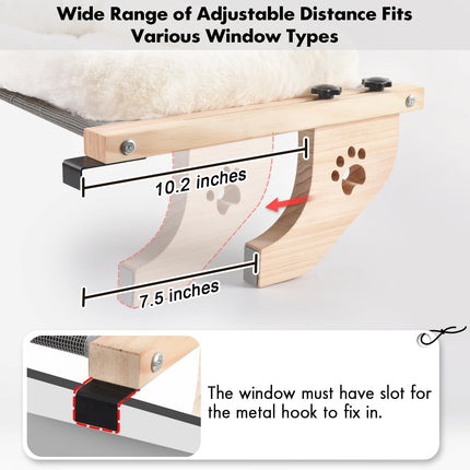 Cat Sill Window Perch with Cushion Bed Cover