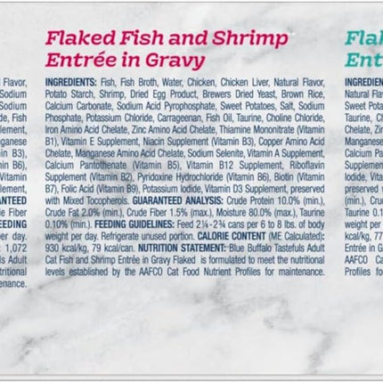 Tastefuls Flaked Adult Wet Cat Food Variety Pack, 3 oz Cans, 12 Count