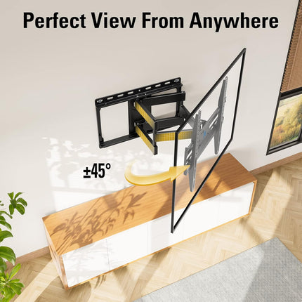 Full Motion TV Wall Mount for 32-65 Inch TVs
