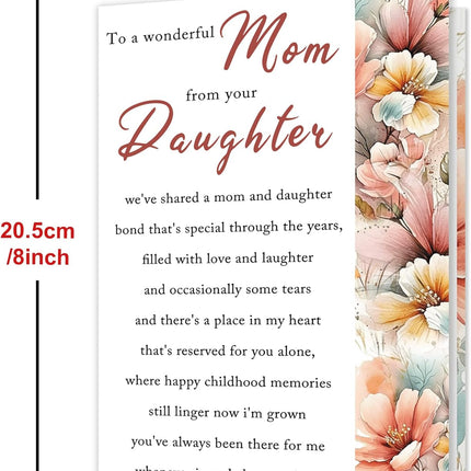 Mother's Day Greeting Card for Mom from Daughter