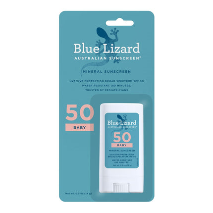 Baby Mineral Sunscreen Stick with Zinc Oxide, SPF 50+, .5 oz