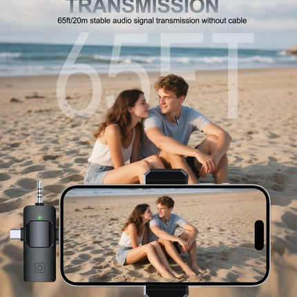 3-in-1 Professional Wireless Lavalier Microphone