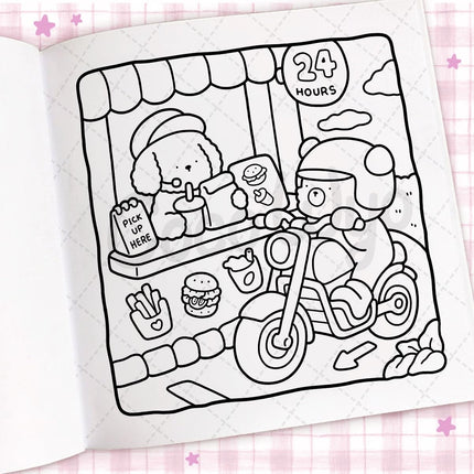 Cozy Days: Coloring Book for Adults and Kids