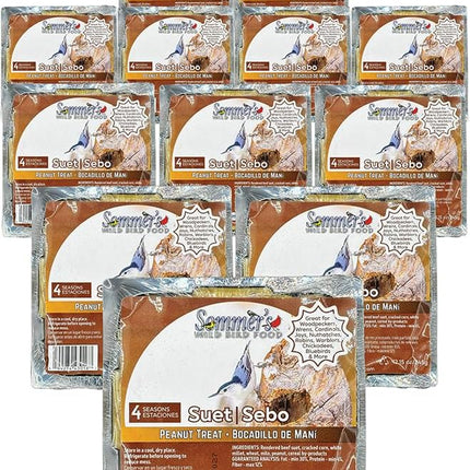 SourceToHome FuenteACasa Peanut Wild Bird Suet Cakes – 12 Pack, 12.15 oz Each — Home & Lifestyle