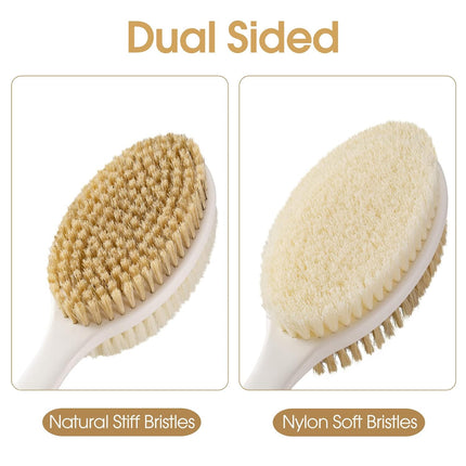 GlowEssence EsenciaLuz Backski Back Scrubber Anti Slip for Shower, Shower Brush Long Handle with — Beauty & Self-Care