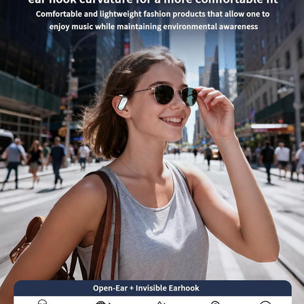 AI Real-Time Translation Earbuds, 164 Languages, 5-in-1 Translator Headphones