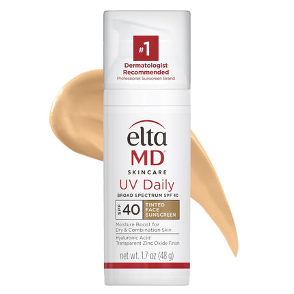 UV Daily Tinted SPF 40 Face Sunscreen Moisturizer, 1.7 oz Pump