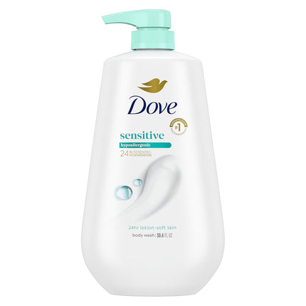 Sensitive Skin Moisturizing Body Wash with Pump, 30.6 oz