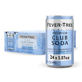 Premium Club Soda Zero Calorie Mixer, 5.1 fl oz Cans, Pack of 24